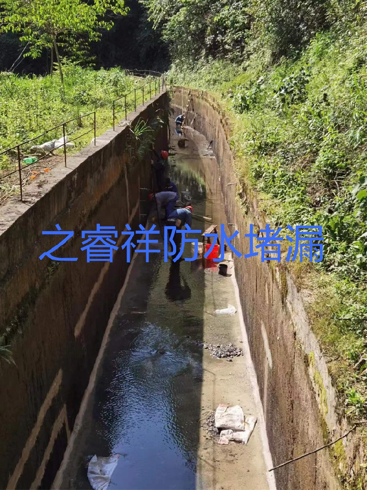 水電站蓄水池堵漏